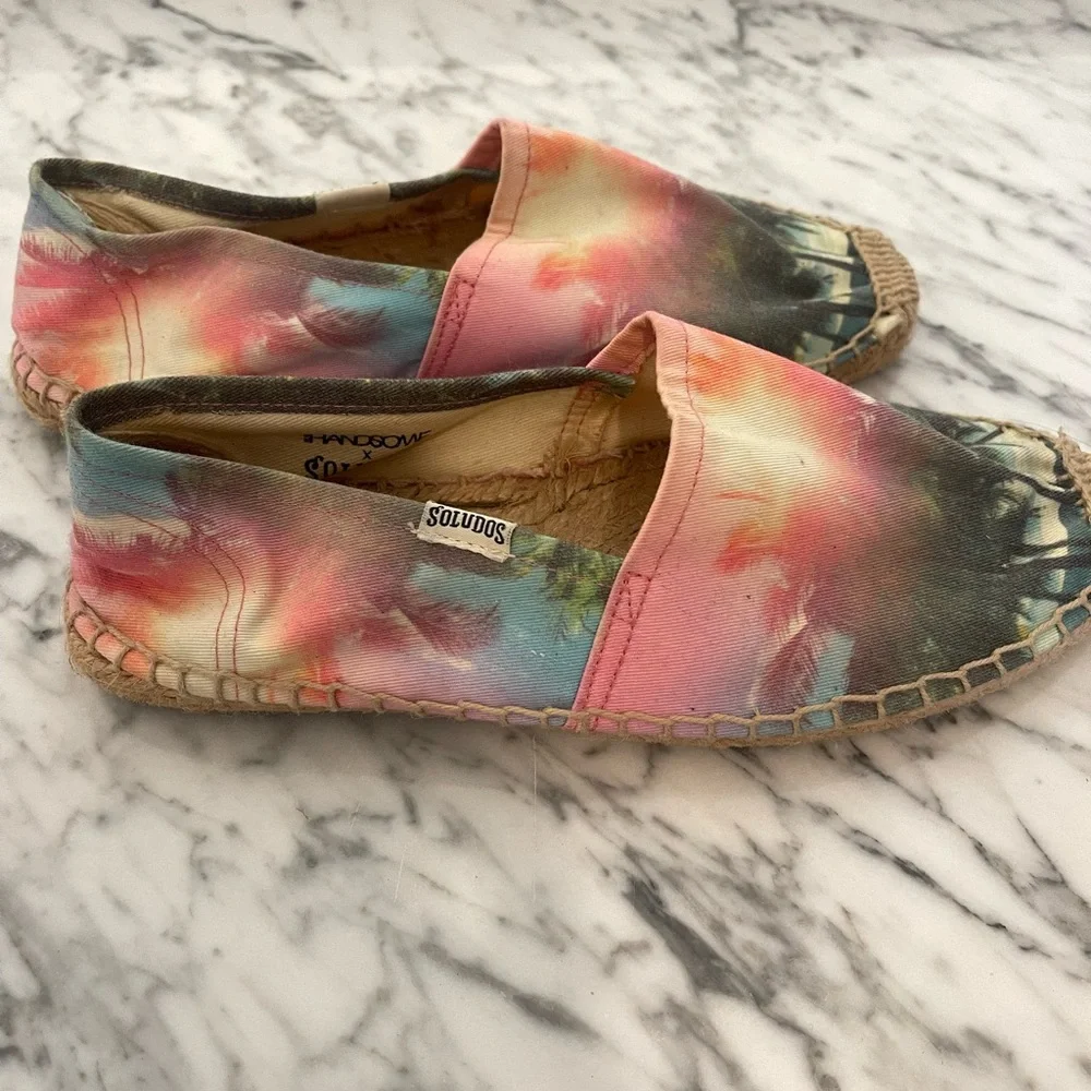 Soludos x We Are Handsome Hamilton Island Sunset Palm Espadrilles